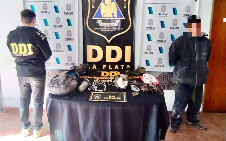Salió de la cárcel de Olmos, robó en una casa y volvió a caer en La Plata
