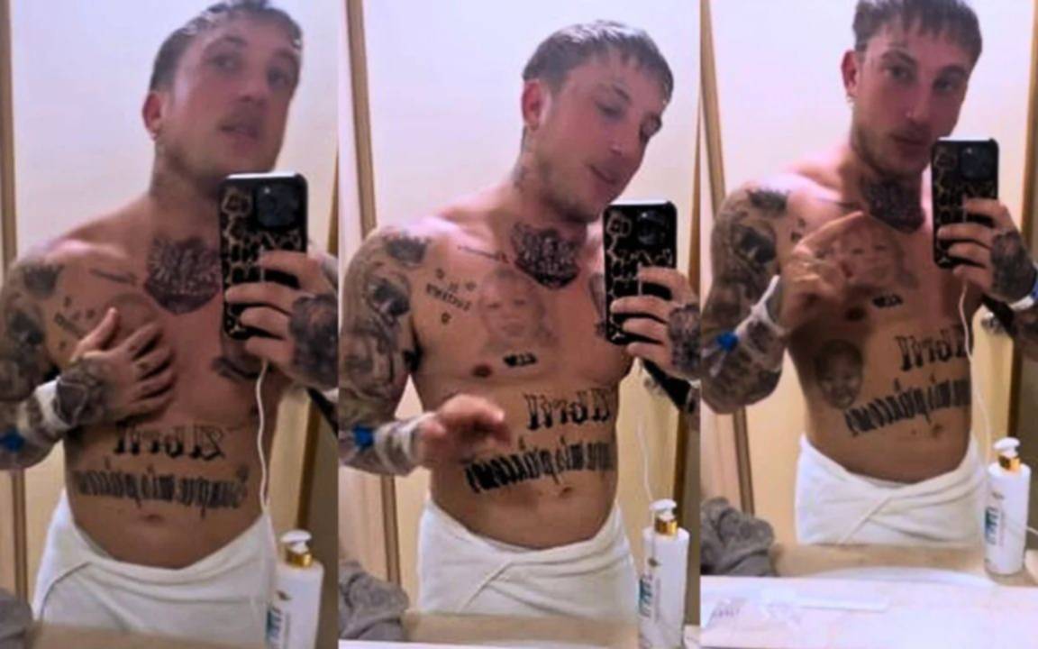 La salud de El Polaco: grabó un video desde el hospital y contó detalles