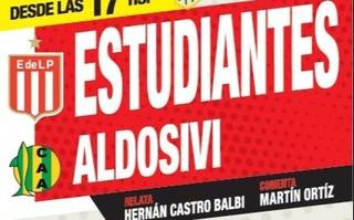 Ahora en Vivo! ... La SuperTransmi: Estudiantes vs. Aldosivi