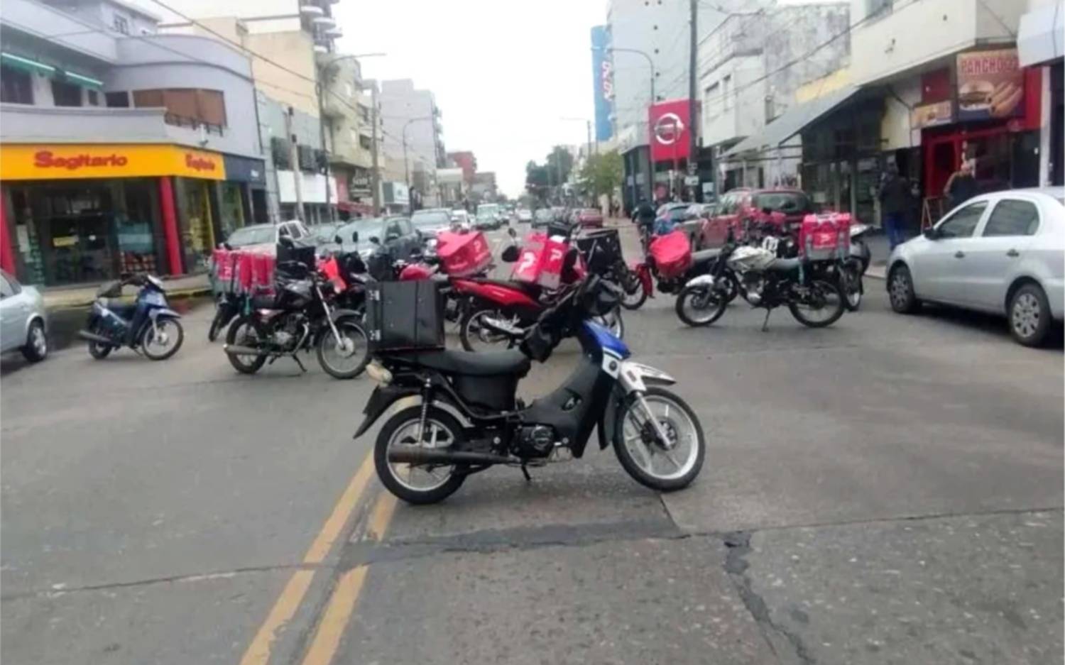 Repartidores llevaron adelante manifestación por seguridad