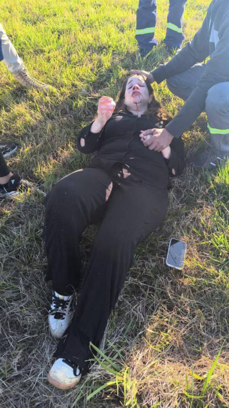 Una diputada libertaria sufrió un fuerte accidente
