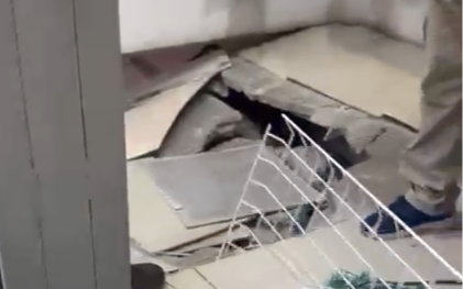 Se desplomó parte del piso en centro comercial de Quilmes y generó alarma 