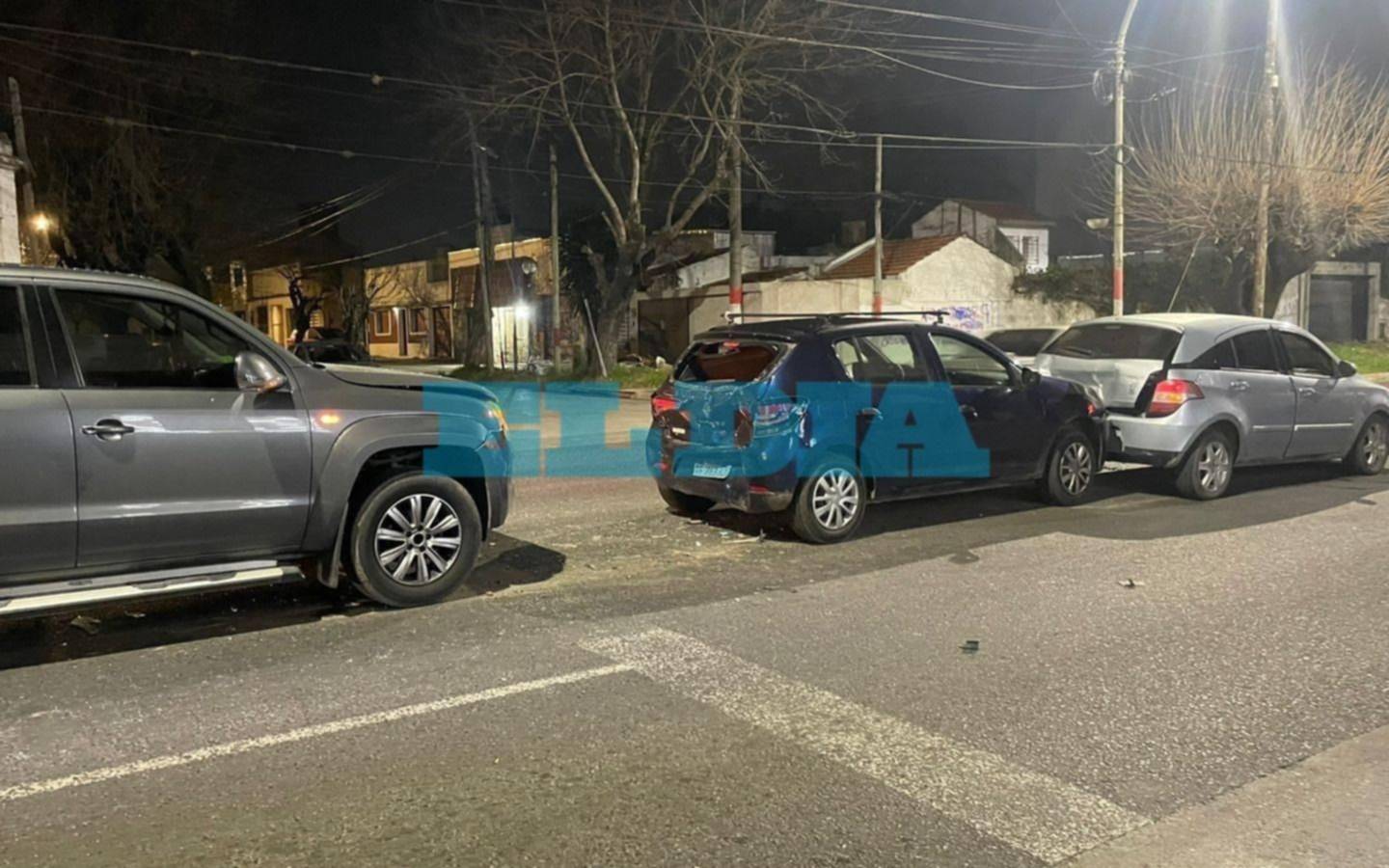 Fuerte choque en cadena en La Plata: "Una nena tuvo heridas"