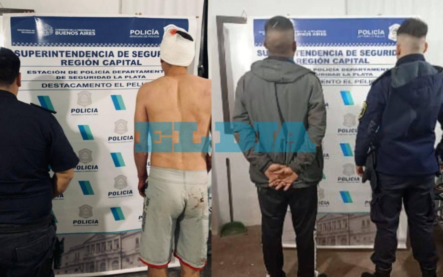 Pelea familiar terminó con dos sujetos detenidos en El Peligro