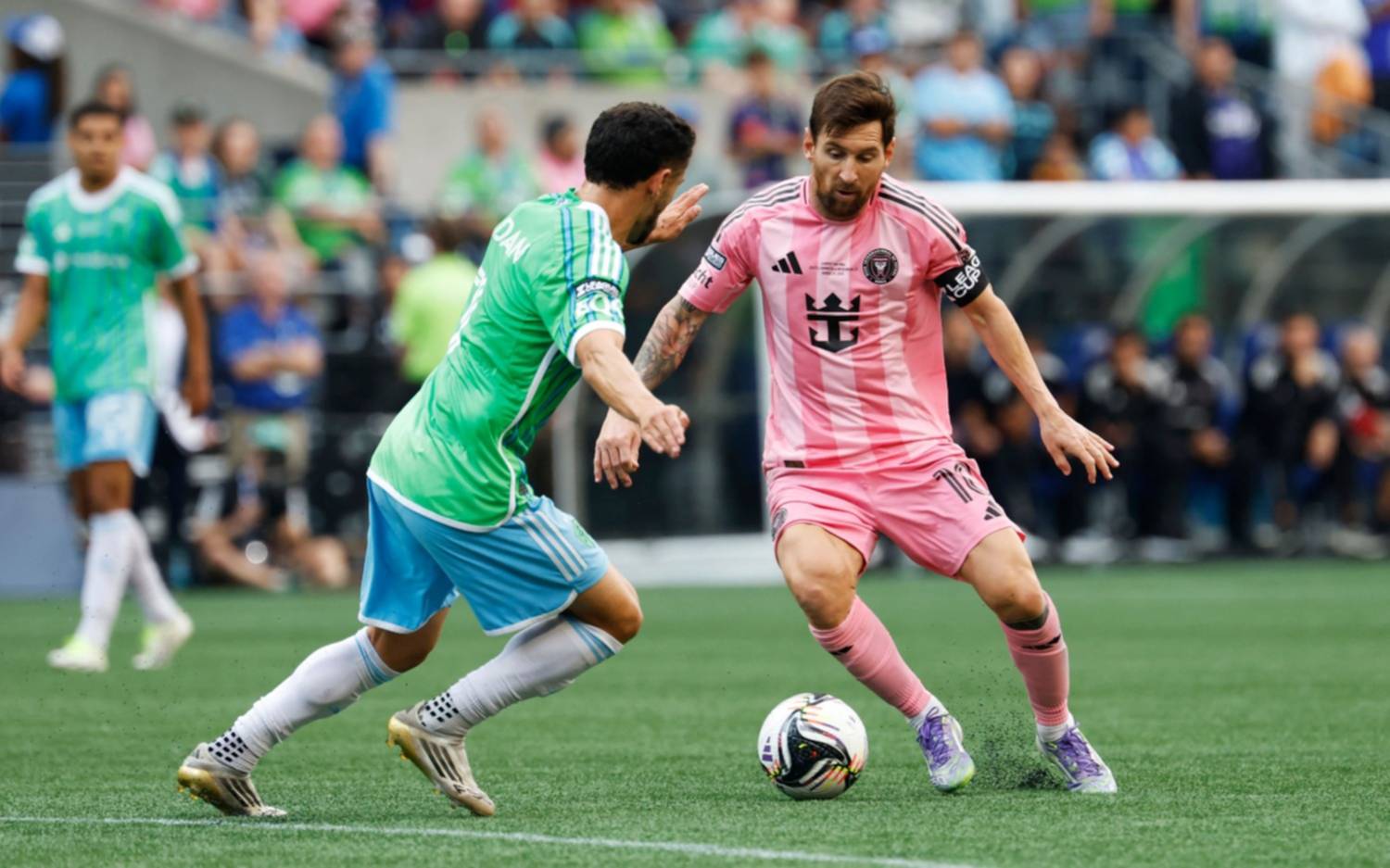 El Inter Miami de Lionel Messi perdió por goleada ante Seattle Sounders en la final de la Leagues Cup
