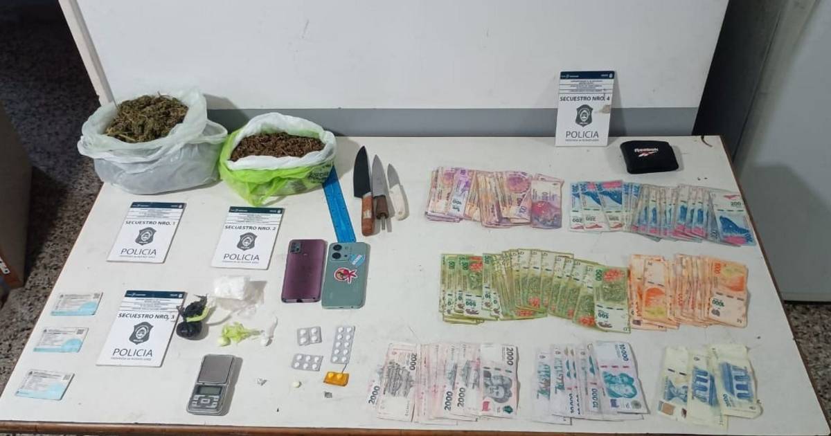 Violencia de género en Berisso: detuvieron a un hombre y hallaron cocaína, marihuana y más de $255 mil en su casa | El Dia
