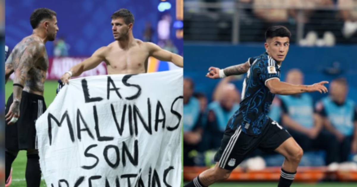 La historia detrás de la bandera de Malvinas ante Inglaterra: la confesión de Thiago Almada | El Dia