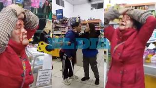 VIDEO. Furia en un súper chino de La Plata: palazos, gritos y la dueña ensangrentada