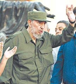 Fidel reapareció ante una multitud en Cuba