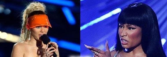Nicki Minaj trató de “perra” a Miley Cyrus: ¿qué respondió la rubia?