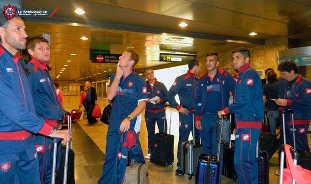 San Lorenzo llegó a Italia y el Papa recibe a los jugadores