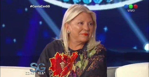 "¡Qué flaca estás!" dijo Susana al recibir a Carrió en su programa