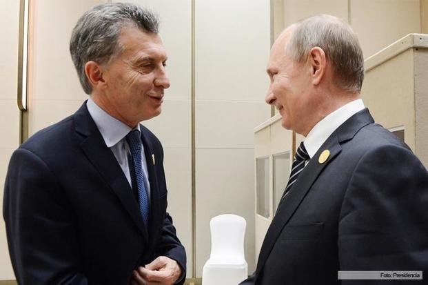 Macri y Putin acordaron profundizar cooperación en temas energéticos