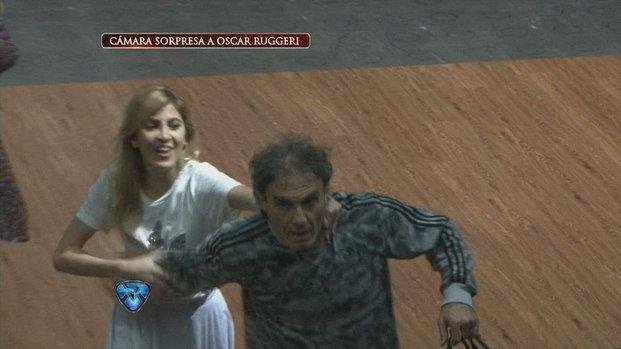 Oscar Ruggeri casi termina a las  trompadas por defender a su hija Cande