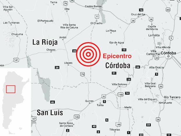 Un fuerte sismo se sintió en cuatro provincias
