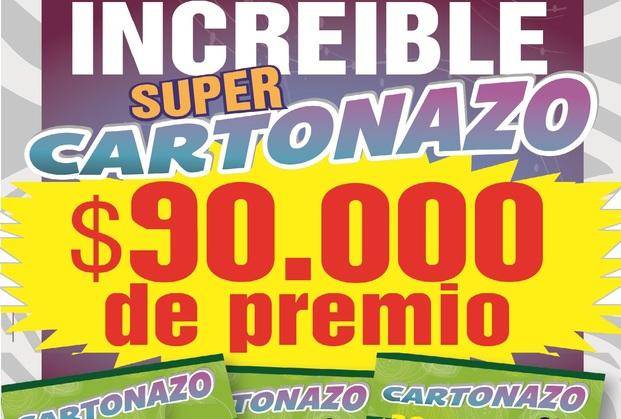 ¡Controlá tu Cartonazo, un super pozo de $90 mil busca dueño!
