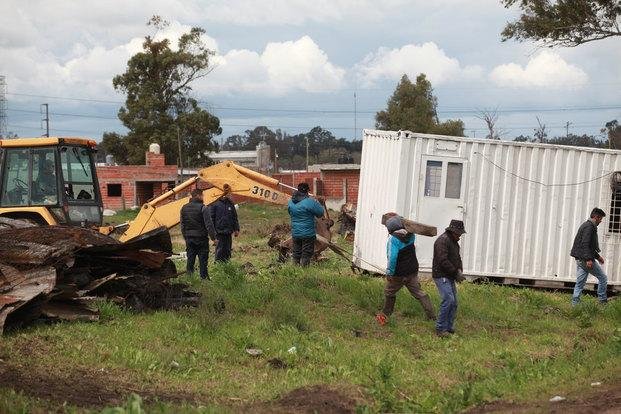 Tensión y custodia policial en Romero