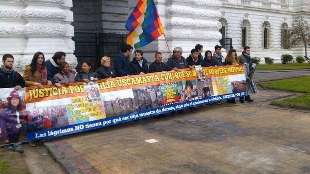 Volvieron a reclamar justicia por Uscamayta