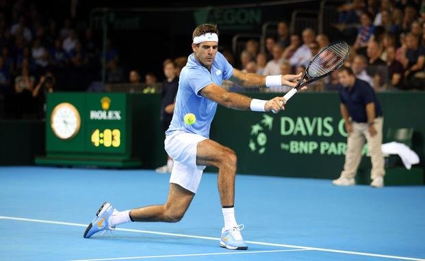 Copa Davis: Del Potro le dio el primer punto a la Argentina