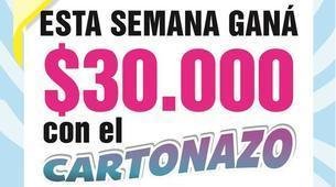 Salió un nuevo Cartonazo por $30.000