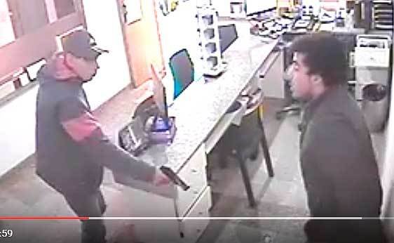 Video: asalto a los tiros en marmolería de 520, 1 y 115