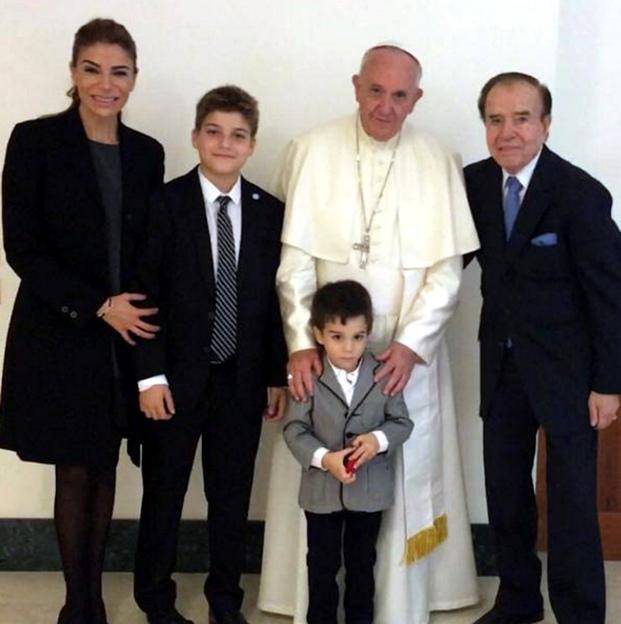 Tras reunirse con el Papa, Menem dijo que Cristina ya pasó y que se debe esperar a Macri