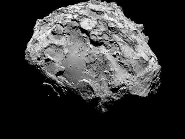 La sonda Rosetta se estrellará sobre una región de fosas activas