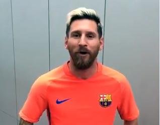 Messi saludó a uno de sus ídolos por su cumpleaños