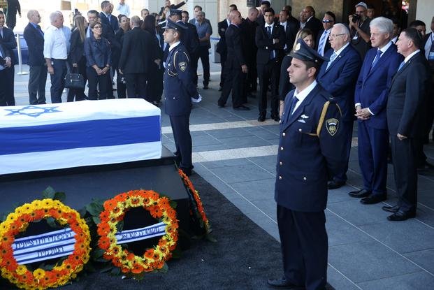 Decenas de líderes mundiales en el funeral de Shimon Peres