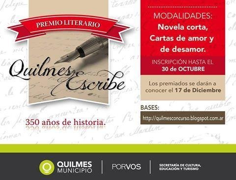 “Quilmes Escribe”: prorrogan la inscripción hasta el 30 de octubre