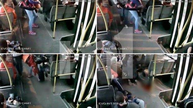 Asaltaron colectivo y apuñalaron a una pasajera en Quilmes