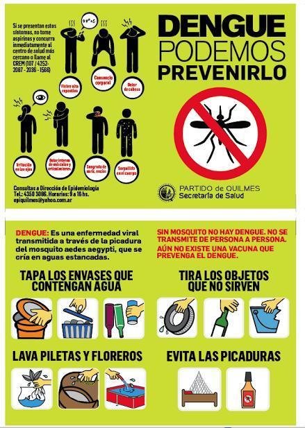 Trabajos de prevención del control del mosquito del Dengue