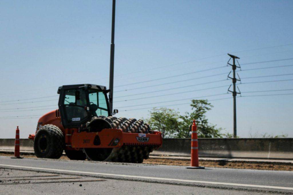 Reducen carriles en la Autopista por trabajos de repavimentación