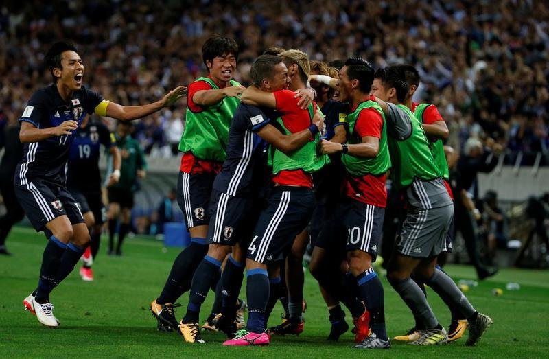 Japón ganó y sacó el pasaje rumbo a Rusia
