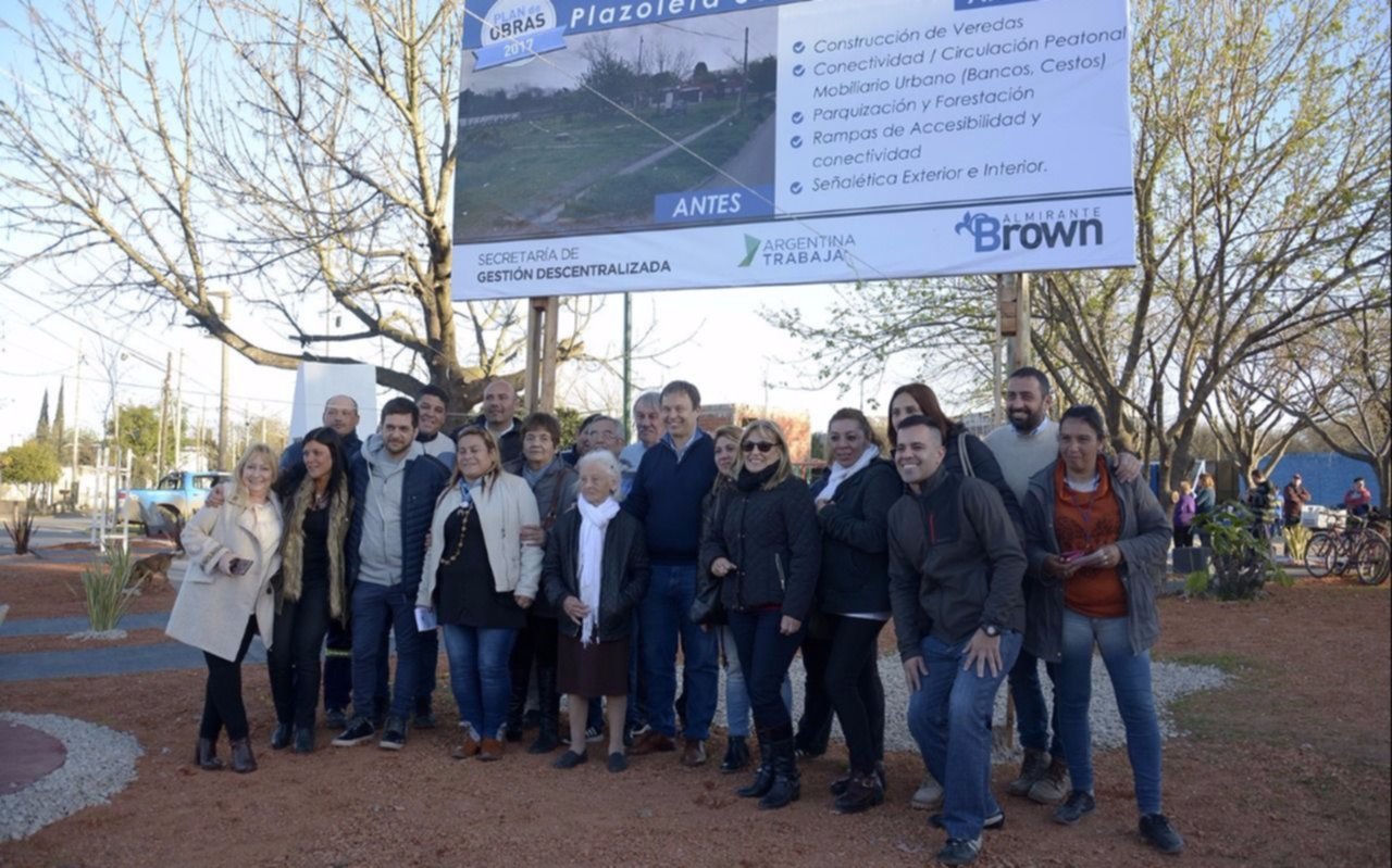 Cascallares recorrió obras en Rafael Calzada y Claypole