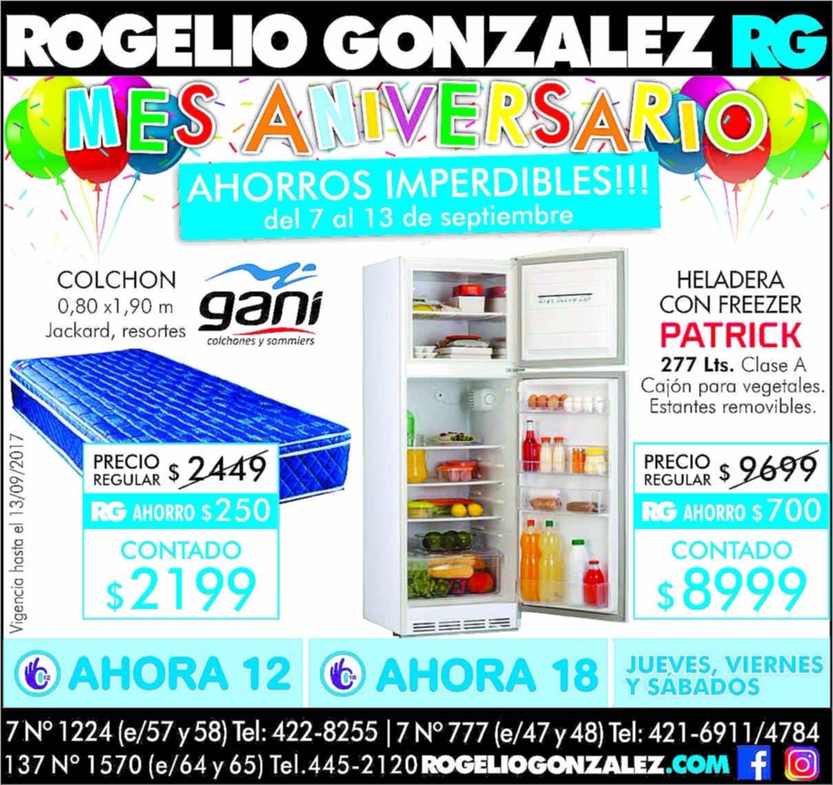 Mes aniversario en Rogelio González