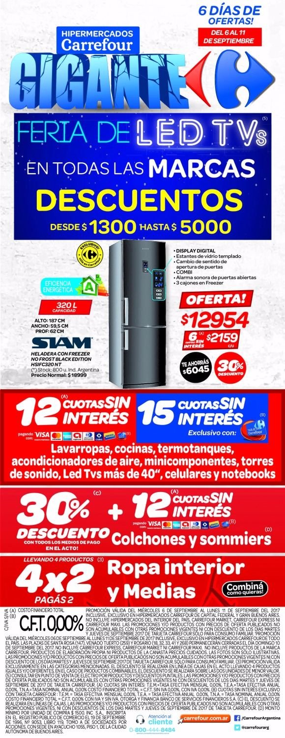  Feria de Led TV en Carrefour