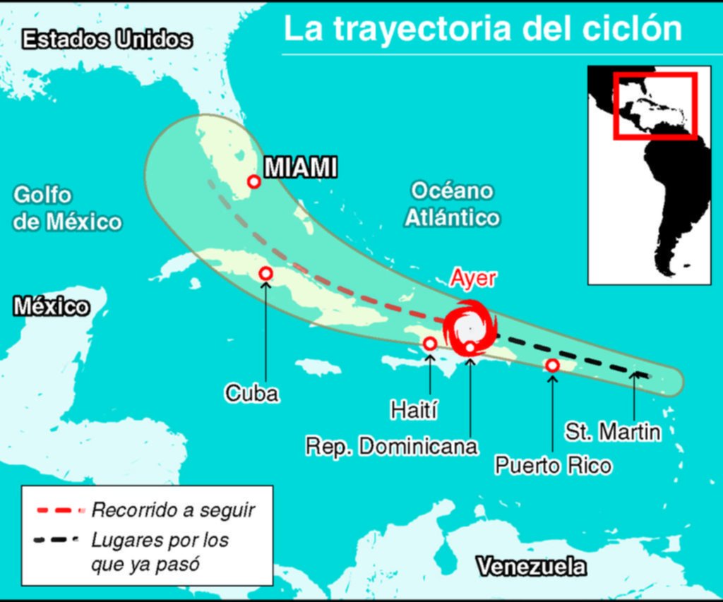 Irma arrasa el Caribe y se le suman otros dos huracanes