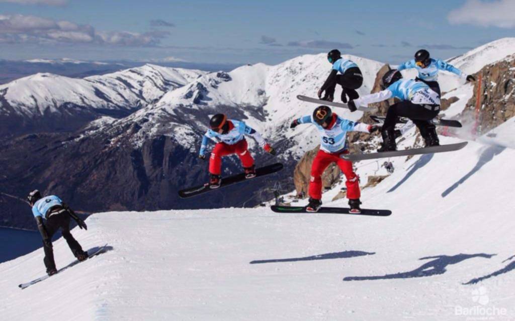Arrancó la Copa del Mundo de Snowboard Cross en Bariloche
