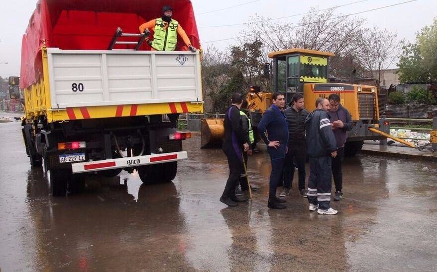 Megaoperativo de emergencia por el temporal