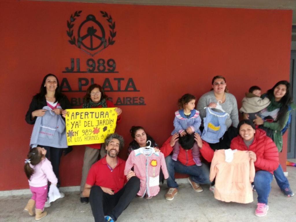 Se movilizan para apurar la apertura de un Jardín de Infantes