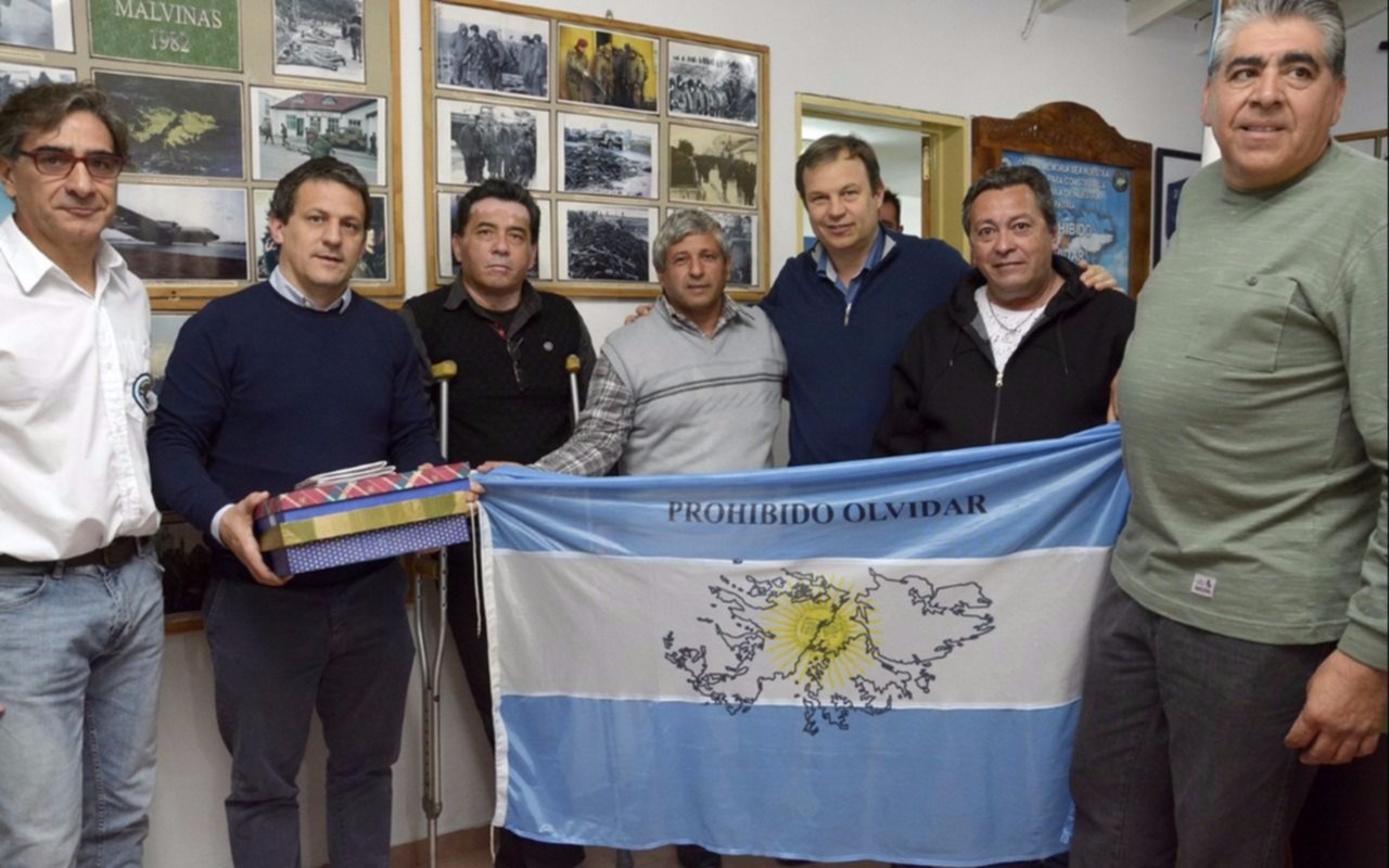 Ex Combatientes de Almirante Brown se preparan para retornar a la Malvinas