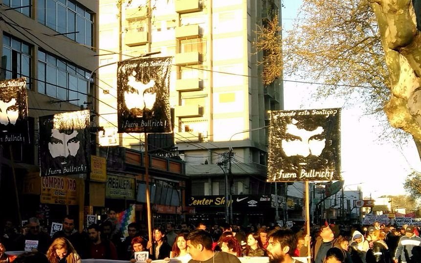 Masiva movilización por Santiago Maldonado