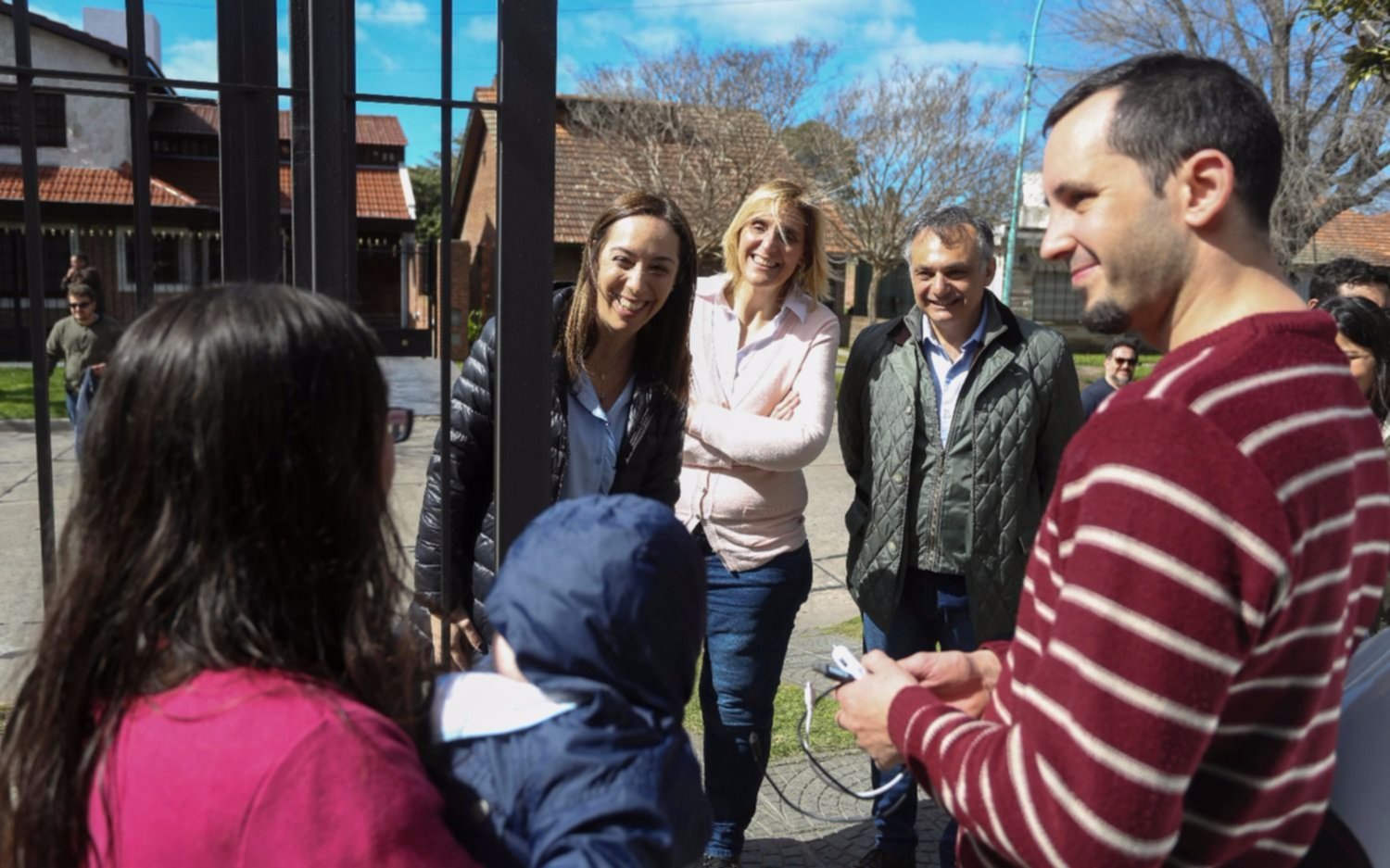 Vidal dialogó con vecinos en el Parque Luro de Mar del Plata