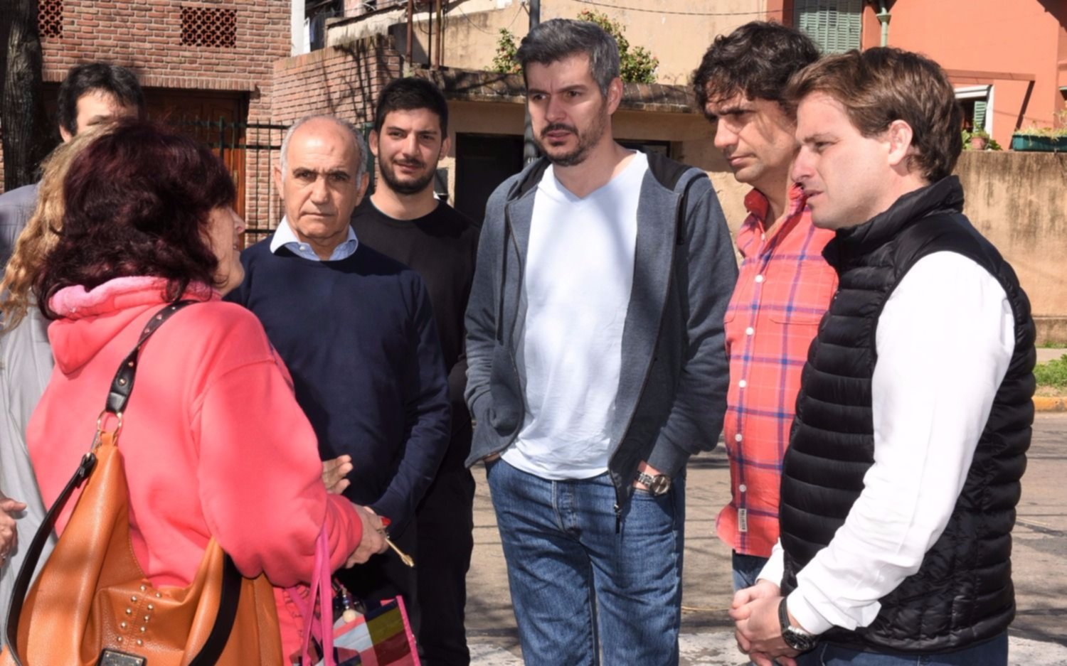 Marcos Peña y Hernán Lacunza encabezaron el timbreo en San Fernándo