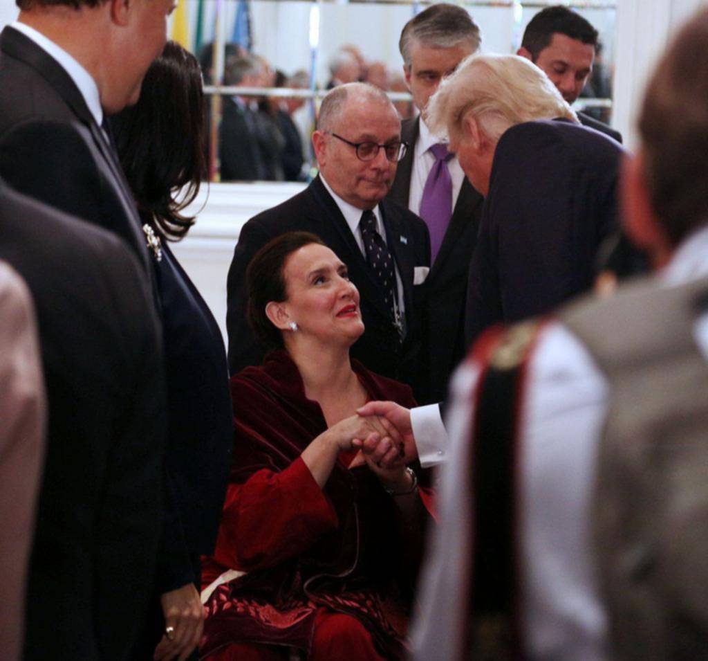 Michetti en la cena con Trump donde se trató la crisis venezolana