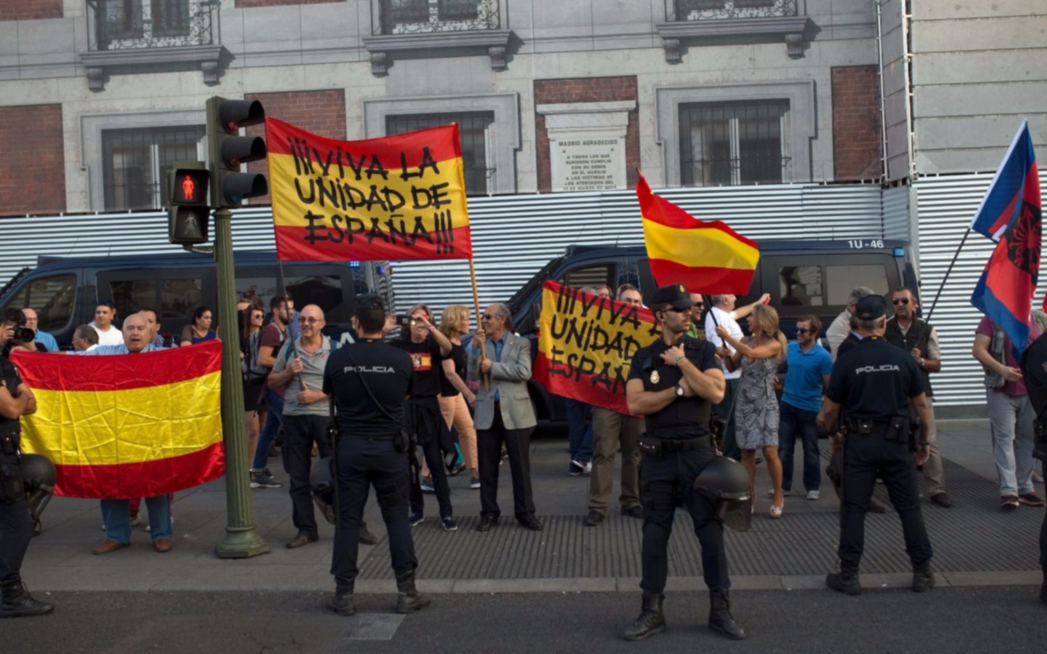 Detenidos e incidentes en España por el referéndum catalán