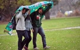 Viento y lluvia en el primer día de la Primavera