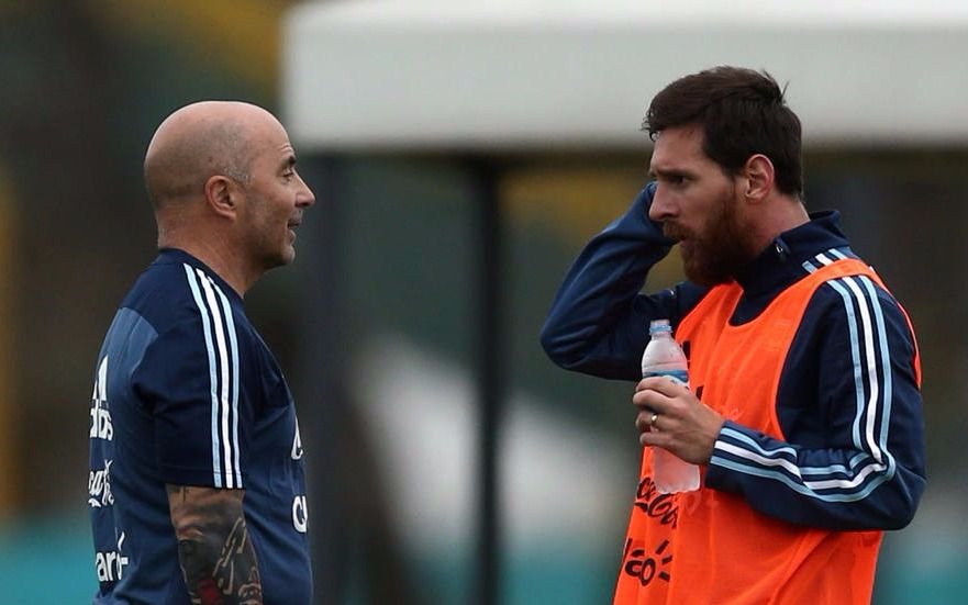 Cómo encontró Jorge Sampaoli a Messi antes de Perú y Venezuela