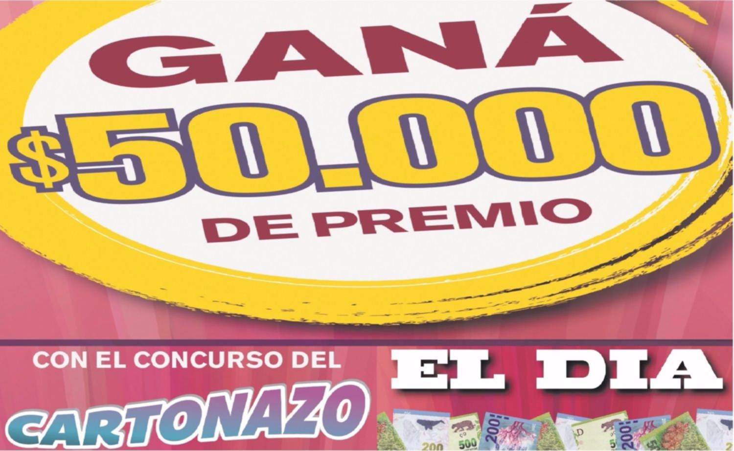 ¡Controlá tu Cartonazo, un premio de $50.000 busca dueño!